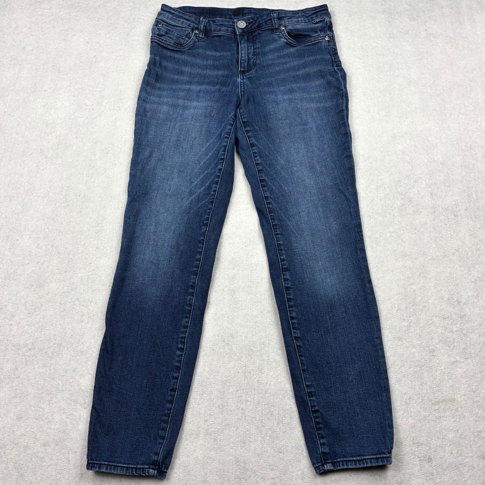 KUT from the Kloth Mia Toothpick Skinny Jeans Womens 6 Ankle Medium Wash Stretch